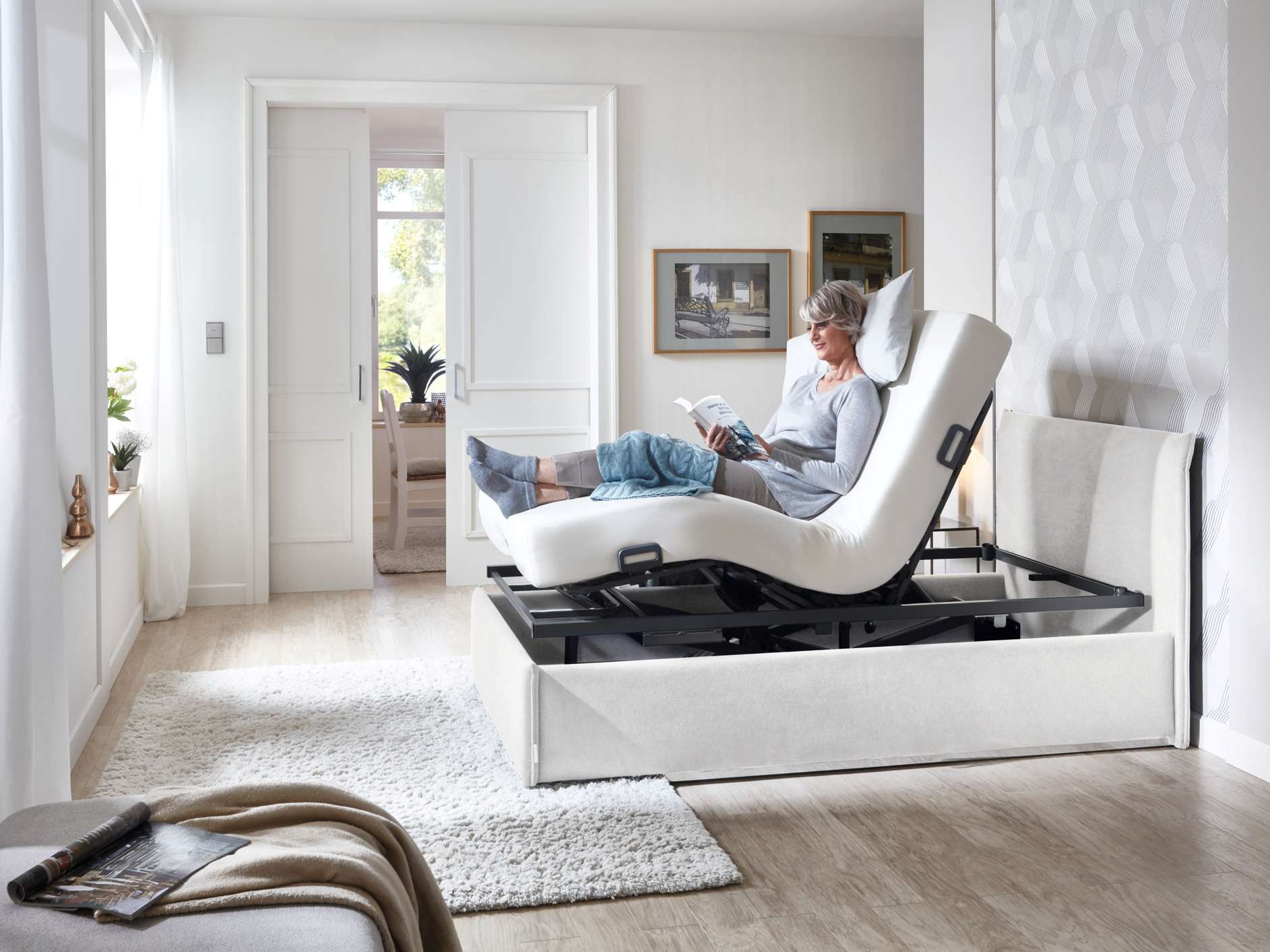 Comfort frame Lindeo in the sitting position