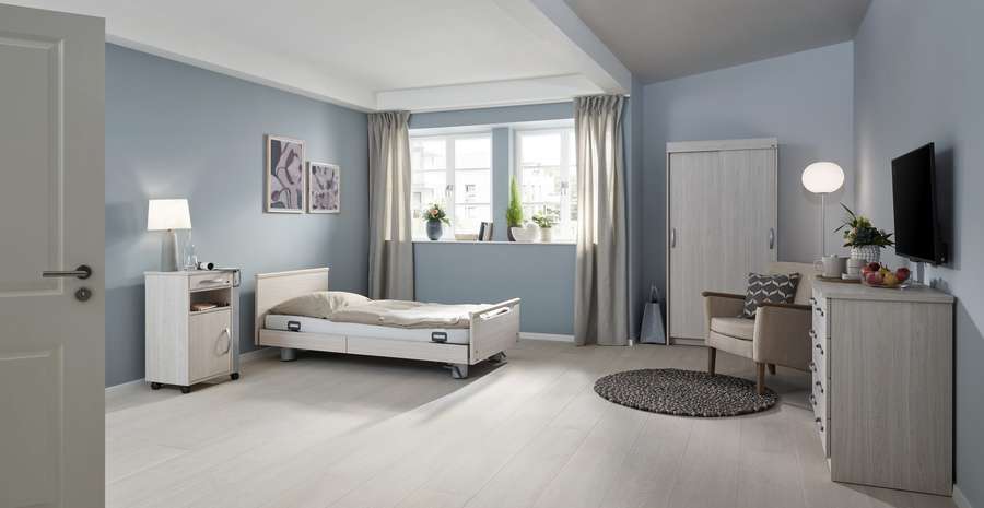The Libra care bed and furniture by Stiegelmeyer
